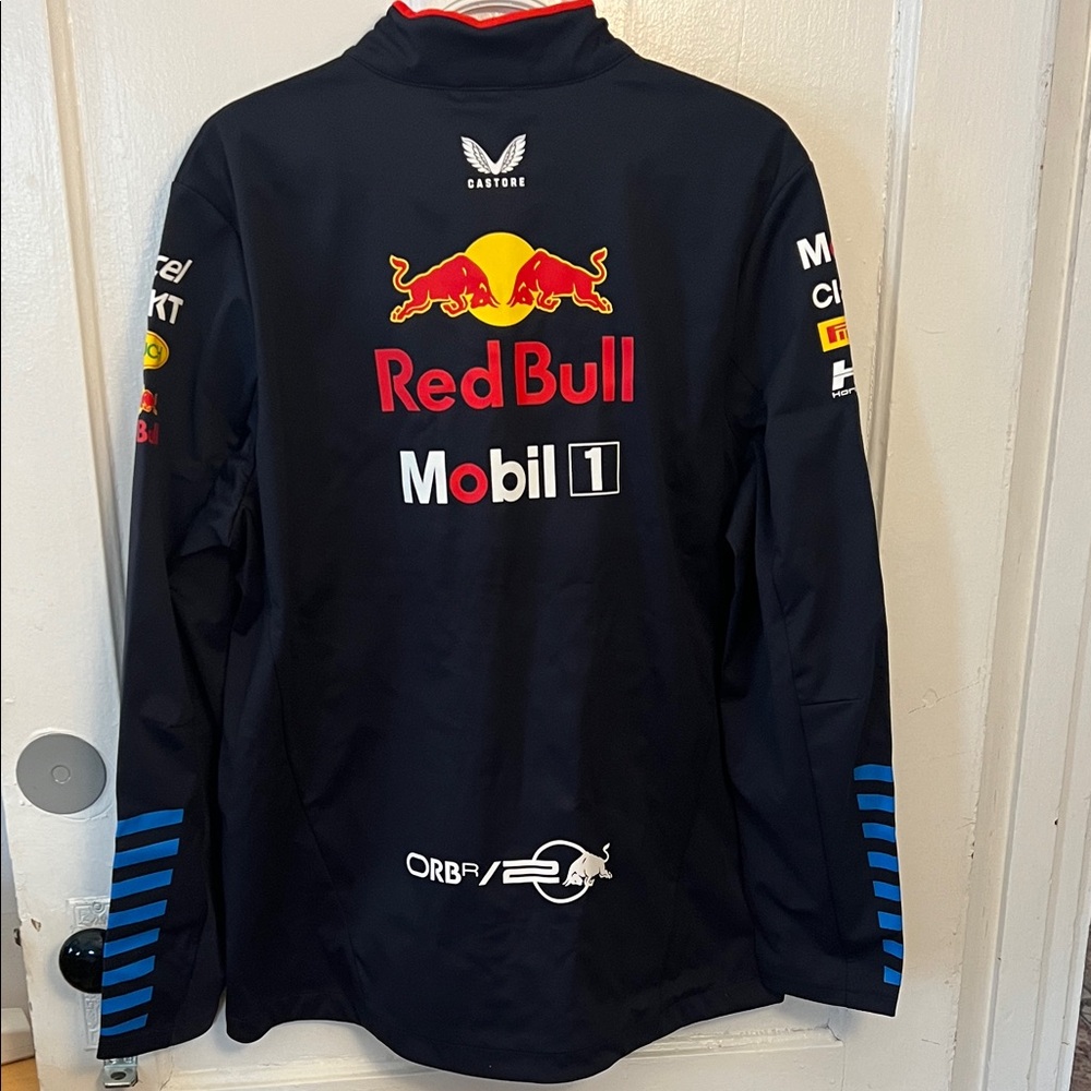 Oracle Red Bull Racing Men's Black Performance Jacket - Picture 2 of 8